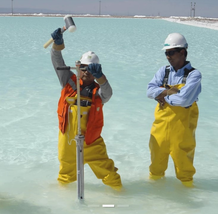 Beeker sediment core sampler
